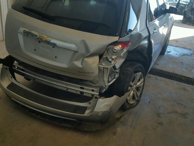 1GNALBEK2DZ115581 - 2013 CHEVROLET EQUINOX LS SILVER photo 9