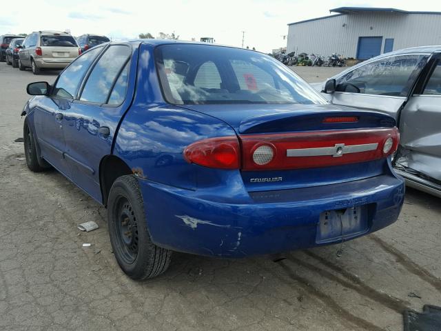 1G1JC52F937175197 - 2003 CHEVROLET CAVALIER BLUE photo 3