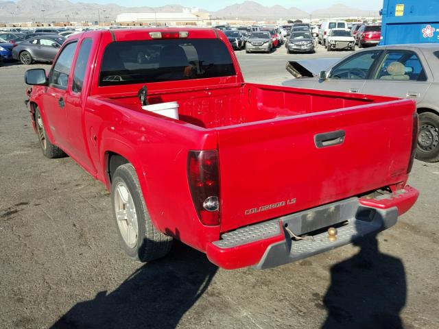 1GCCS196048192029 - 2004 CHEVROLET COLORADO RED photo 3