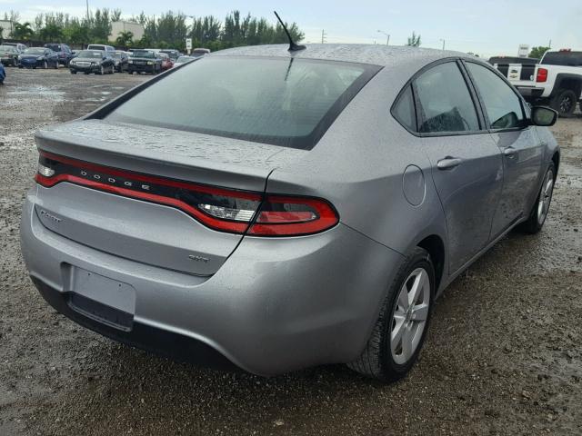 1C3CDFBB0FD212227 - 2015 DODGE DART SXT SILVER photo 4