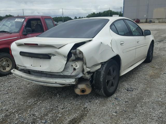 2G2WP552281177800 - 2008 PONTIAC GRAND PRIX WHITE photo 4