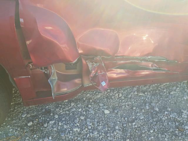 3GNCA23B69S546169 - 2009 CHEVROLET HHR LT MAROON photo 9