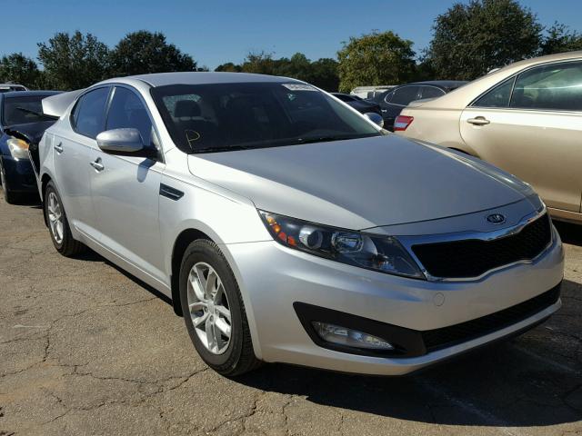 KNAGM4A75C5270559 - 2012 KIA OPTIMA LX SILVER photo 1