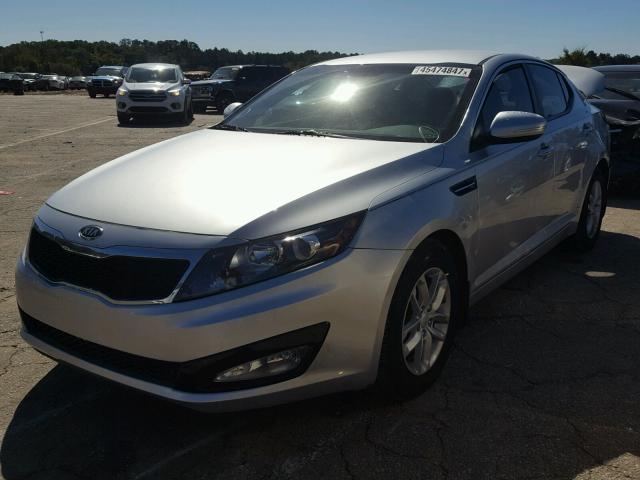 KNAGM4A75C5270559 - 2012 KIA OPTIMA LX SILVER photo 2