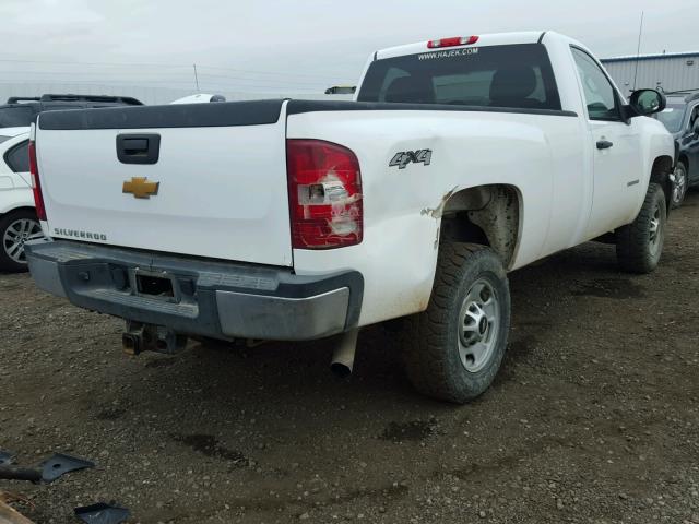 1GC0KVCG2BZ376259 - 2011 CHEVROLET SILVERADO WHITE photo 4