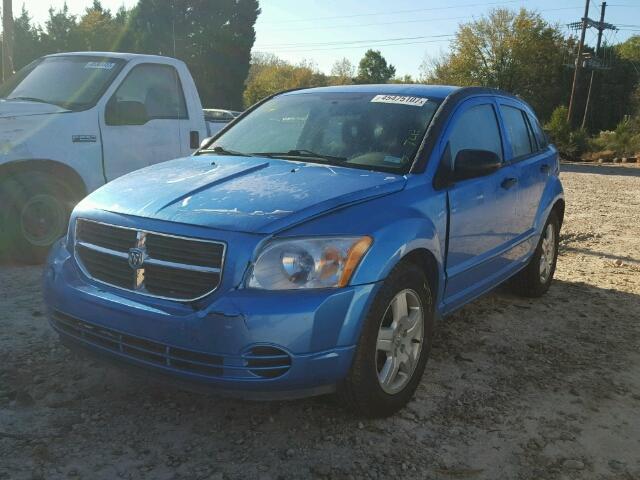 1B3HB48B48D650224 - 2008 DODGE CALIBER BLUE photo 2