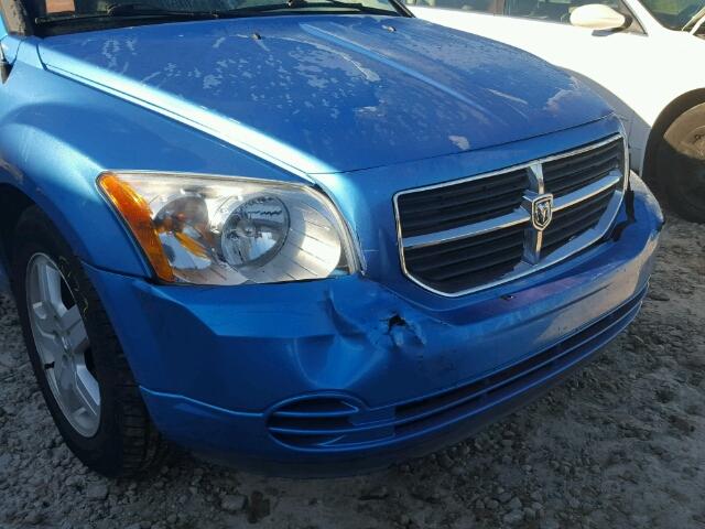 1B3HB48B48D650224 - 2008 DODGE CALIBER BLUE photo 9