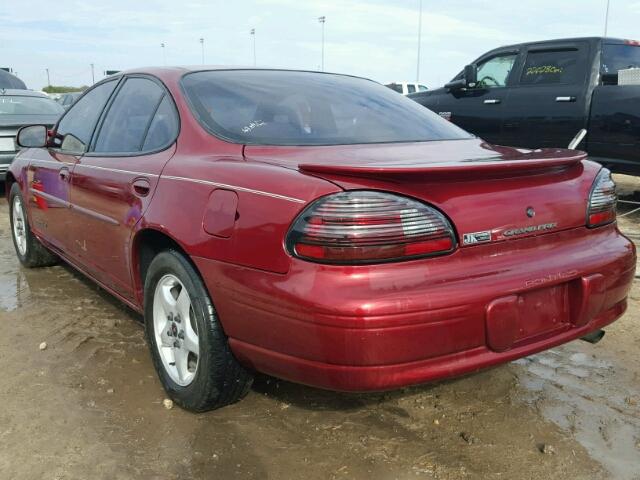 1G2WK52J72F194974 - 2002 PONTIAC GRAND PRIX RED photo 3