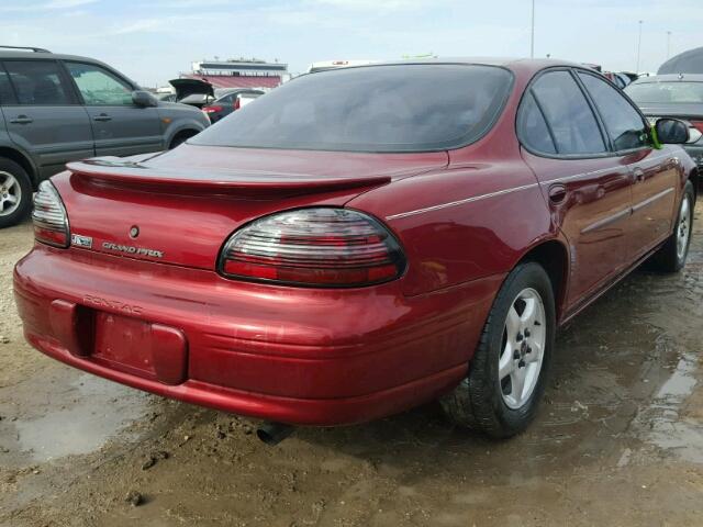 1G2WK52J72F194974 - 2002 PONTIAC GRAND PRIX RED photo 4