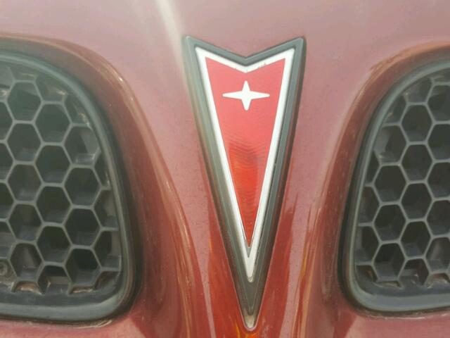 1G2WK52J72F194974 - 2002 PONTIAC GRAND PRIX RED photo 9