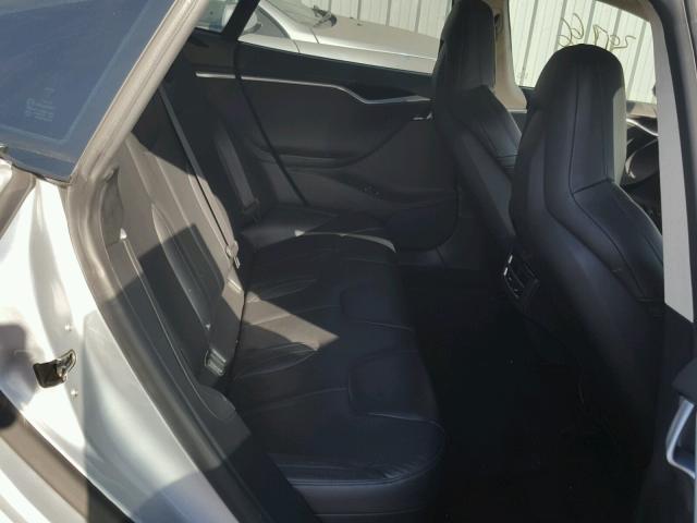 5YJSA1E17GF137820 - 2016 TESLA MODEL S SILVER photo 6