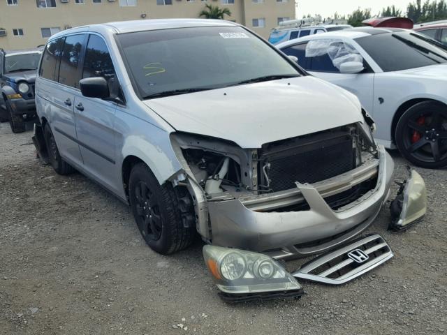 5FNRL38246B006478 - 2006 HONDA ODYSSEY LX SILVER photo 1