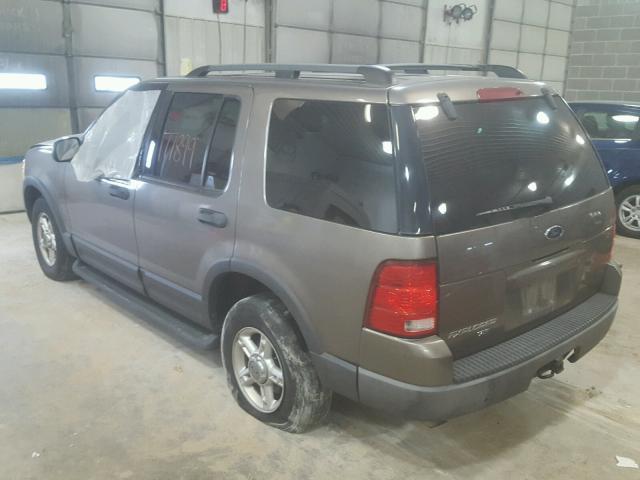 1FMZU73K43ZB29405 - 2003 FORD EXPLORER X GRAY photo 3