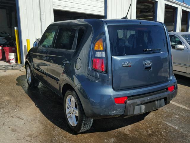 KNDJT2A29B7345724 - 2011 KIA SOUL + BLUE photo 3