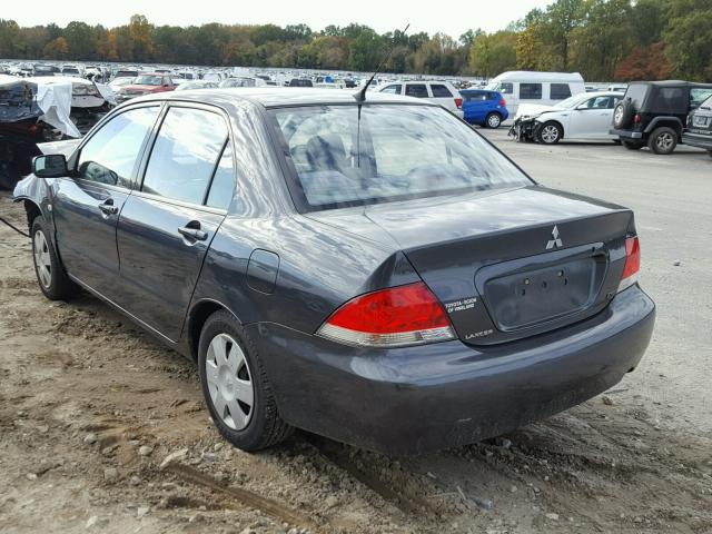 JA3AJ26E84U028299 - 2004 MITSUBISHI LANCER GRAY photo 3