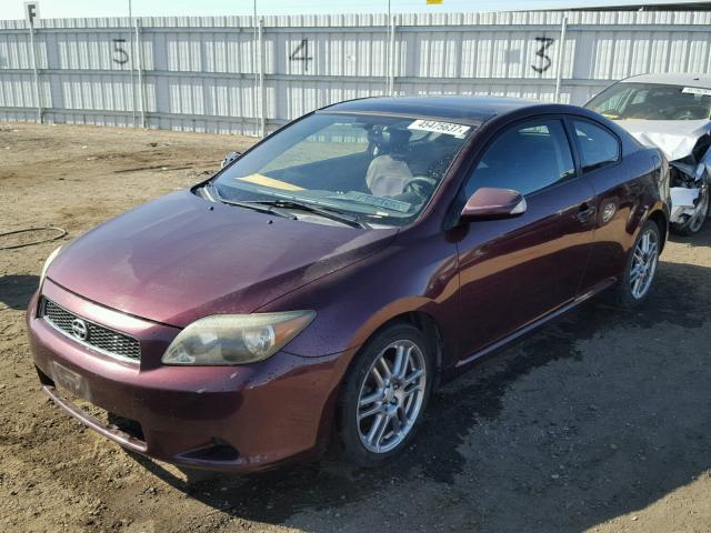 JTKDE177760088672 - 2006 TOYOTA SCION TC BURGUNDY photo 2