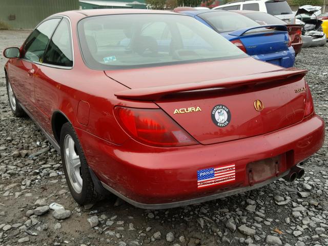 19UYA2252VL017183 - 1997 ACURA 3.0CL RED photo 3