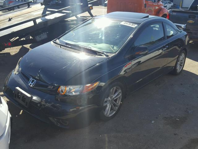 2HGFG21527H705000 - 2007 HONDA CIVIC SI BLACK photo 2