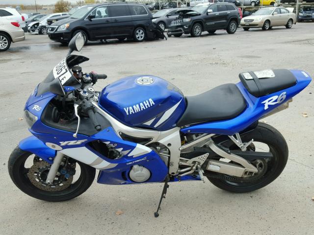 JYARJ04E91A018000 - 2001 YAMAHA YZFR6 L BLUE photo 6