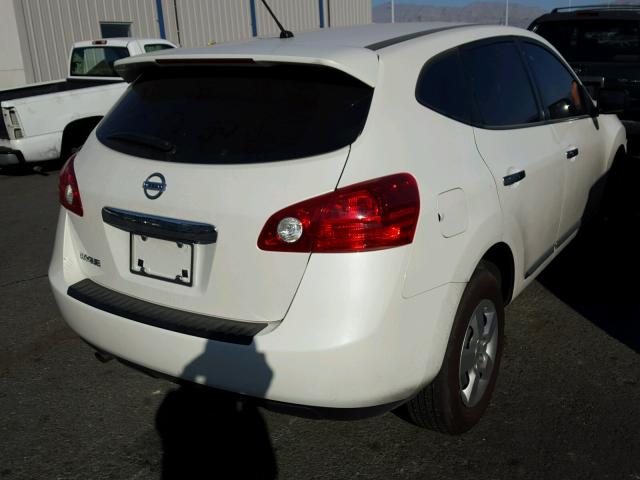 JN8AS5MT6DW541545 - 2013 NISSAN ROGUE S WHITE photo 4