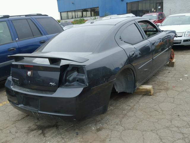 2B3KA53H86H403945 - 2006 DODGE CHARGER R/ BLACK photo 4