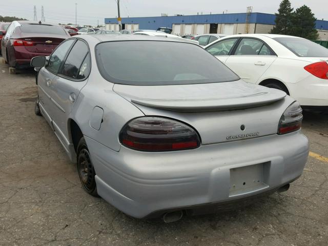 1G2WP52K4YF289978 - 2000 PONTIAC GRAND PRIX SILVER photo 3