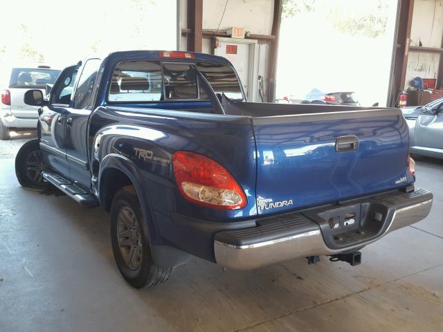 5TBRT34156S479307 - 2006 TOYOTA TUNDRA BLUE photo 3