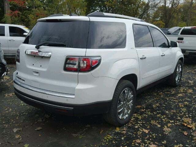 1GKKRSKD9HJ200931 - 2017 GMC ACADIA LIM WHITE photo 4