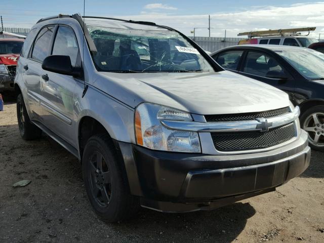 2CNDL13F856149412 - 2005 CHEVROLET EQUINOX LS SILVER photo 1