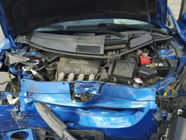 JHMGD37657S053434 - 2007 HONDA FIT S 蓝色 照片 7