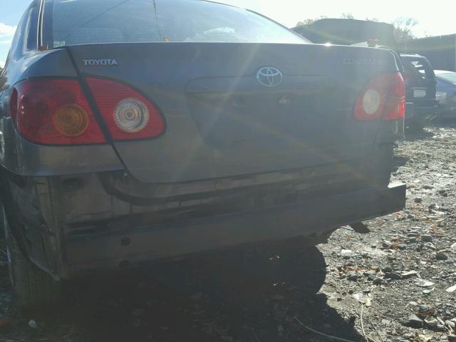 1NXBR32E24Z193304 - 2004 TOYOTA COROLLA CE CHARCOAL photo 8