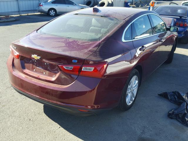 1G1ZJ5SU9GF317826 - 2016 CHEVROLET MALIBU HYB 红色 照片 4