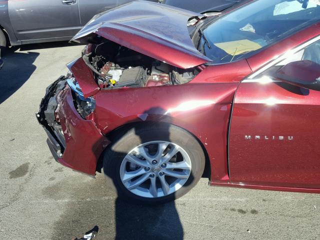 1G1ZJ5SU9GF317826 - 2016 CHEVROLET MALIBU HYB 红色 照片 9