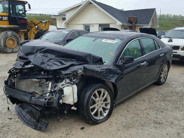 1G1ZE5E12BF330075 - 2011 CHEVROLET MALIBU LTZ 黑色 照片 2