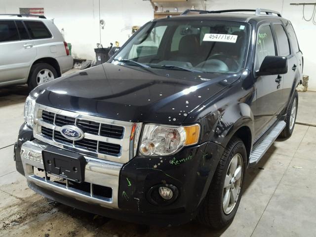 1FMCU0EG0AKC08016 - 2010 FORD ESCAPE LIM BLACK photo 2