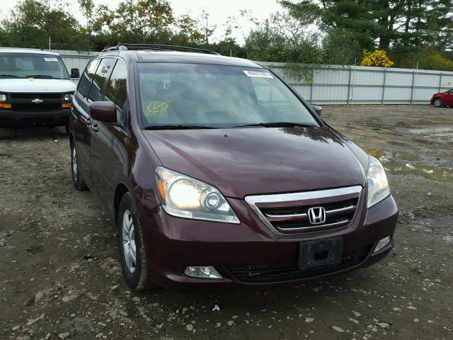 5FNRL38777B090633 - 2007 HONDA ODYSSEY MAROON photo 1