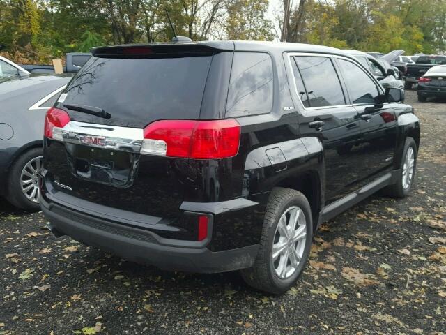 2GKALMEK0H6350068 - 2017 GMC TERRAIN SL BLACK photo 4