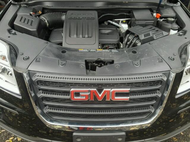 2GKALMEK0H6350068 - 2017 GMC TERRAIN SL BLACK photo 7