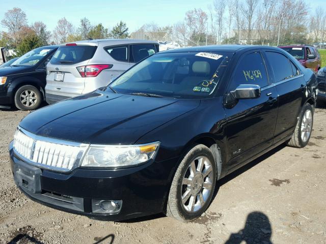 3LNHM28T78R652266 - 2008 LINCOLN MKZ BLACK photo 2