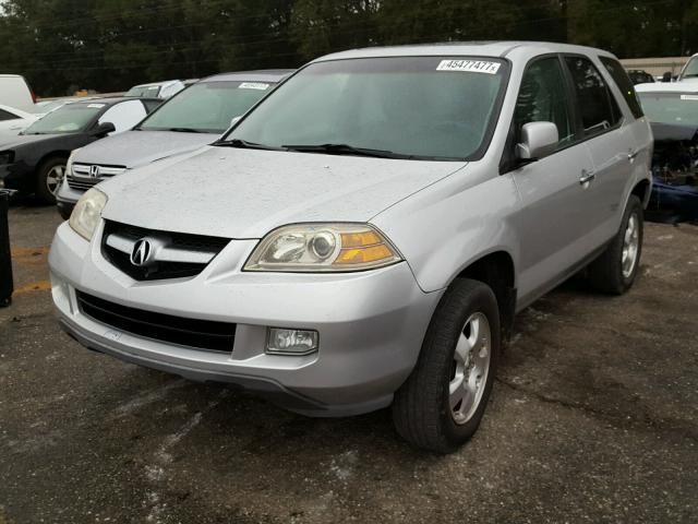 2HNYD18226H538166 - 2006 ACURA MDX SILVER photo 2