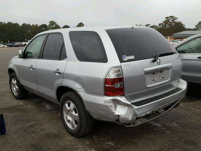 2HNYD18226H538166 - 2006 ACURA MDX SILVER photo 3