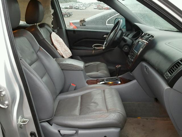 2HNYD18226H538166 - 2006 ACURA MDX SILVER photo 5