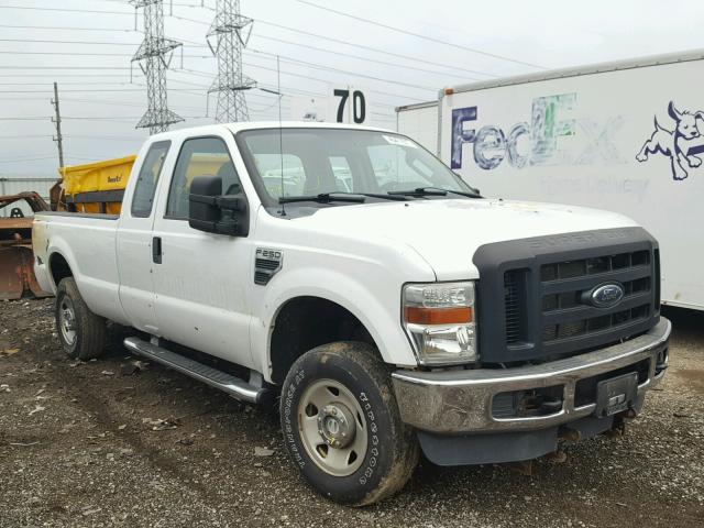 1FTSX21558EE04582 - 2008 FORD F250 SUPER WHITE photo 1