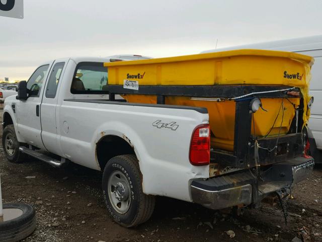 1FTSX21558EE04582 - 2008 FORD F250 SUPER WHITE photo 3