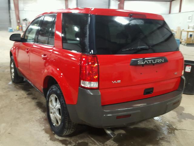 5GZCZ53444S888503 - 2004 SATURN VUE RED photo 3