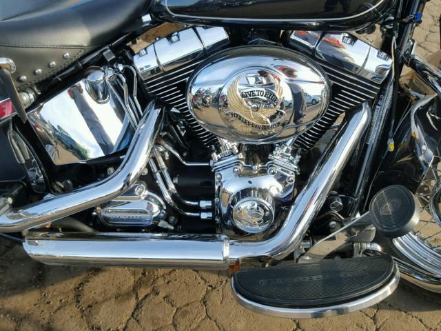 1HD1BWV10CB047586 - 2012 HARLEY-DAVIDSON FLSTC BLACK photo 7