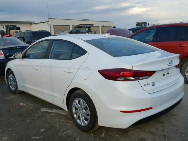 5NPD74LF9HH162826 - 2017 HYUNDAI ELANTRA SE WHITE photo 3