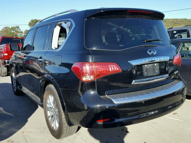 JN8AZ2NEXH9151028 - 2017 INFINITI QX80 BLACK photo 3