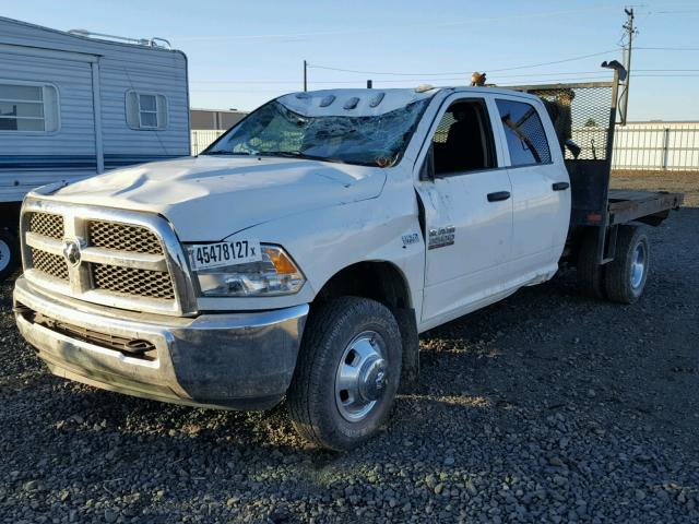 3C7WRTCT4DG523372 - 2013 RAM 3500 WHITE photo 2