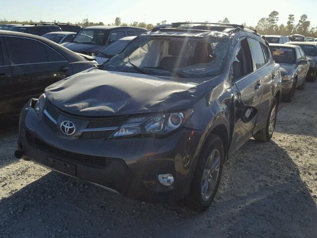 2T3WFREV3DW005888 - 2013 TOYOTA RAV4 XLE GRAY photo 2